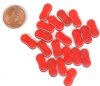 20 4x16mm Two Hole Spacer - Transparent Red